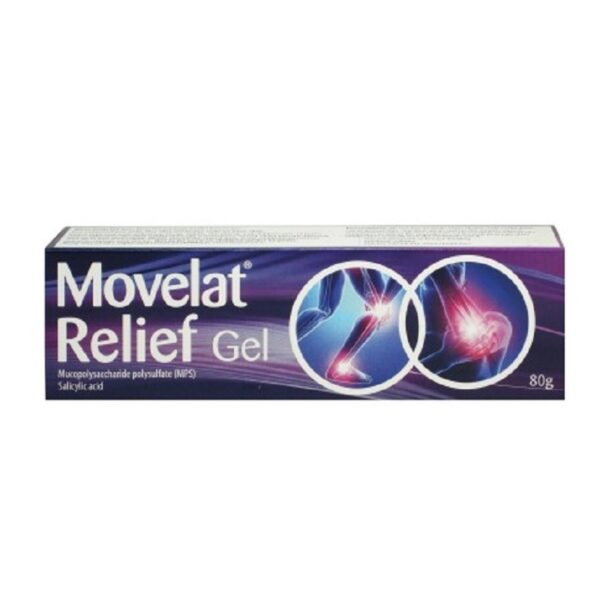 Movelat Relief Gel – 80g  -  Back Pain