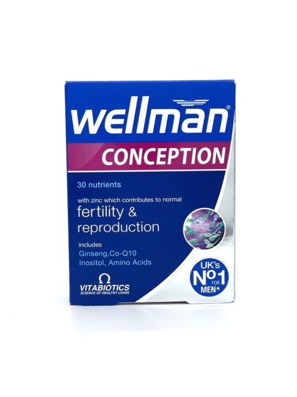 Vitabiotics Wellman Conception – 30 Tablets  -  A-Z