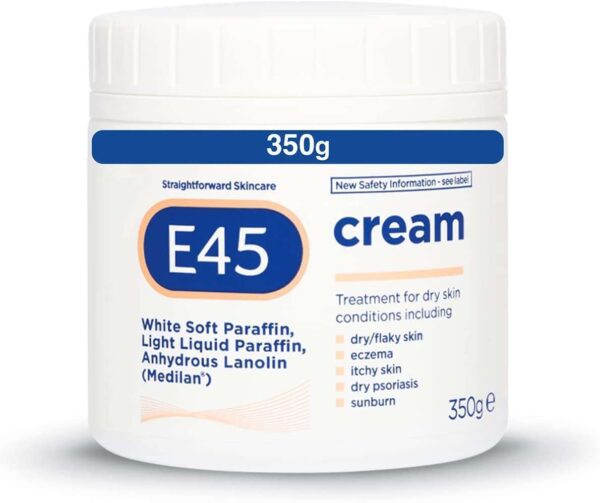 E45 Cream – 350g  -  Eczema & Psoriasis