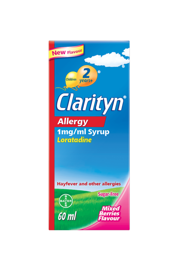 Clarityn Allergy Kids Syrup – 60ml  -  Hayfever & Allergy