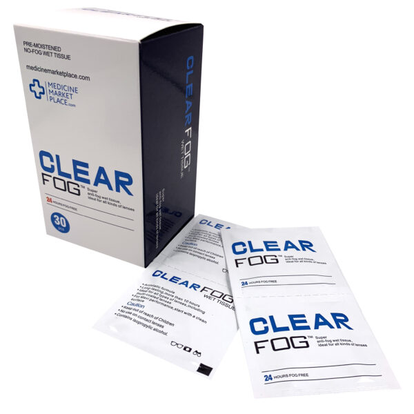 Clear Fog Wipes – Pack of 30  -  Eye Care
