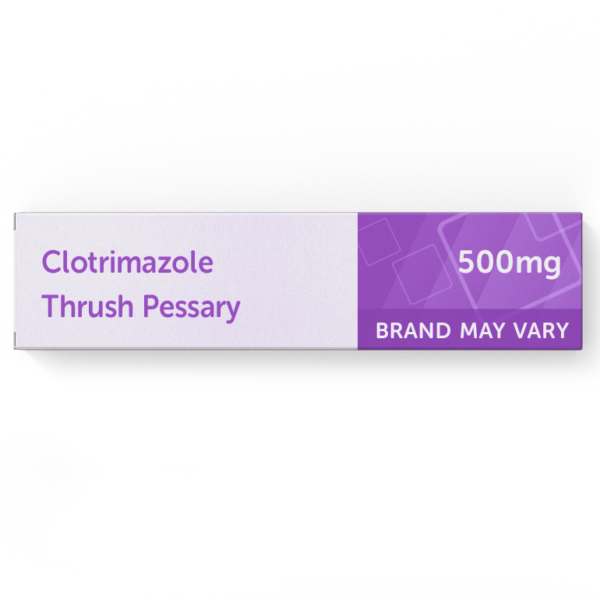 Clotrimazole Thrush Pessary 500mg - brand may vary