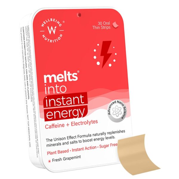 Wellbeing Nutrition – Melts – Instant Energy  -  Energy & Wellbeing