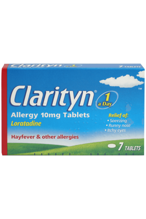 Clarityn Allergy 10mg (Loratadine) – 7 Tablets  -  Allergy Capsules & Tablets