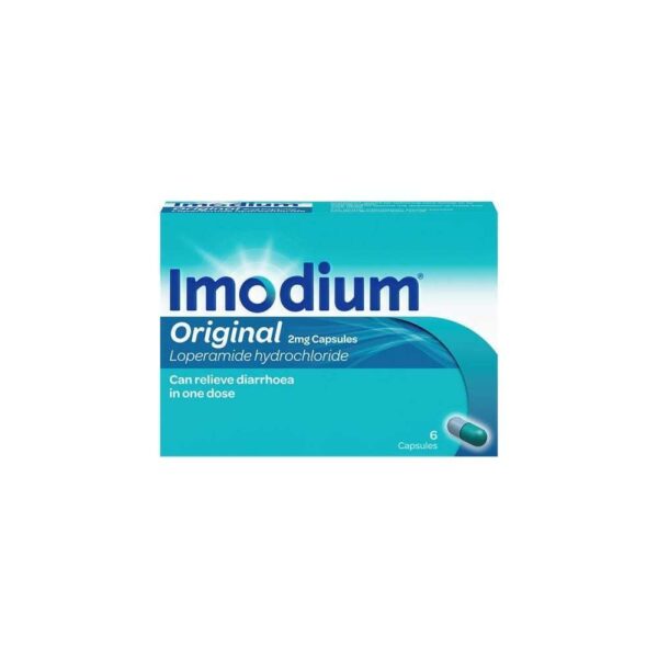 Imodium Original 2mg – 6 Capsules  -  Dehydration