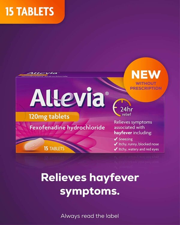 Allevia Hayfever 15-Tablets