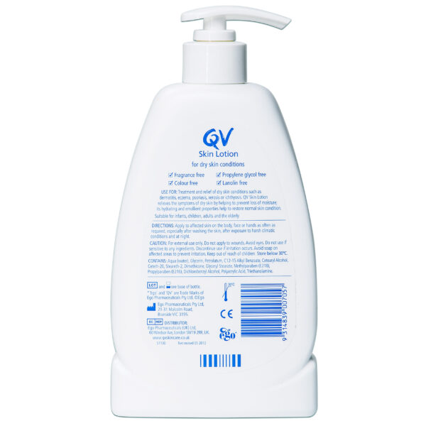 QV Skin Lotion – 500ml  -  Dry Skin