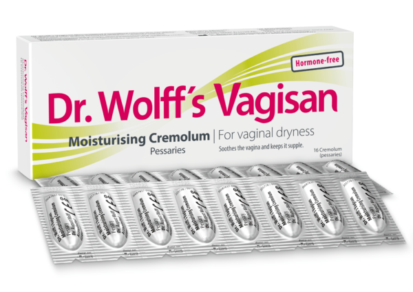 Dr Wolfs Vagisan Moisturizing Cremolum – 16 Pessaries  -  Female Health