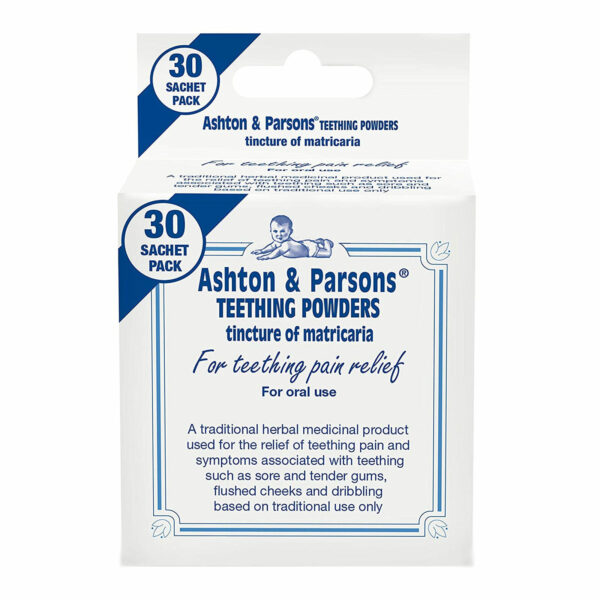Ashton & Parsons Teething Powders – 30 Sachets  -  Baby & Toddler