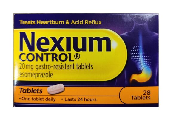 Nexium Control 20mg – Pack of 28  -  Acid Reflux & Heartburn