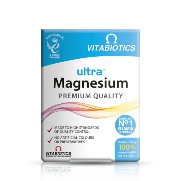 Vitabiotics Ultra Magnesium Premium Quality – 60 Tablets  -  A-Z
