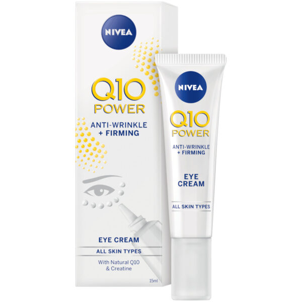 Nivea Q10 Power Anti-Wrinkle+Firming Eye Cream – 15ml  -  Skincare