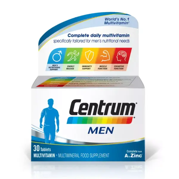 Centrum Men 50 + – 30 Tablets  -  A-Z