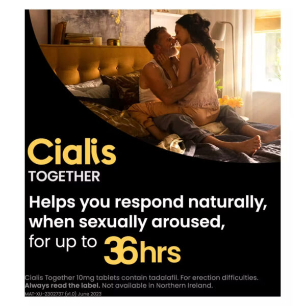 Cialis Together 10mg – 4 Tablets  -  Enhancements