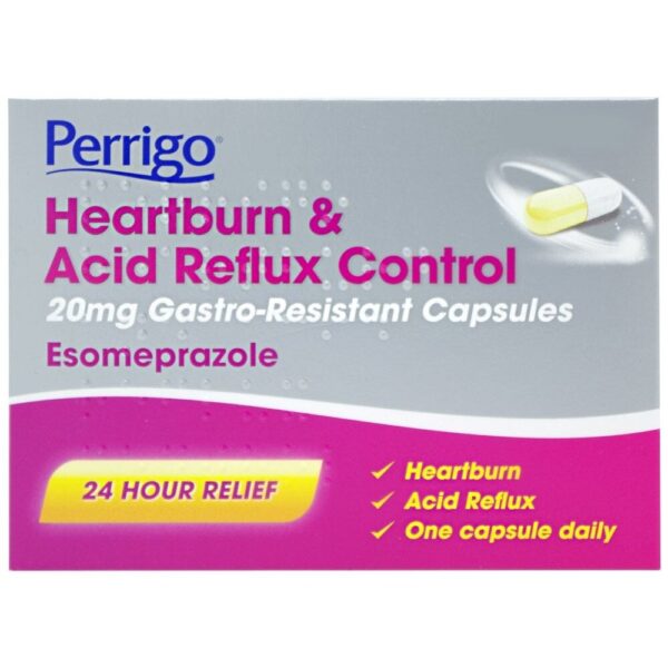 Perrigo Heartburn & Acid Reflux Control 20mg - 7 Capsules