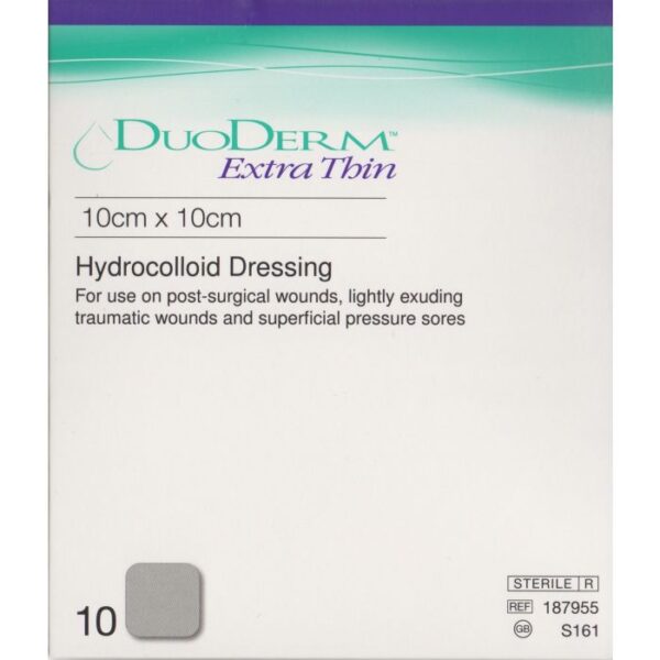 DuoDerm Extra Thin 10cm x 10cm – Pack of 10  -  Bandages