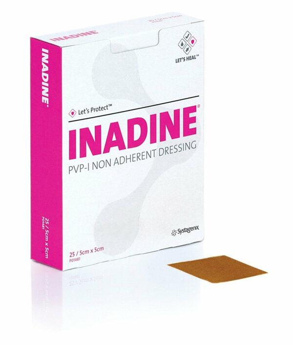 Inadine PVP-I Non-Adhesive 5cm x 5cm - 25 Dressing