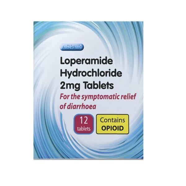 Aspar Loperamide Hydrochloride 2 mg – 12 Tablets  -  Diarrhoea