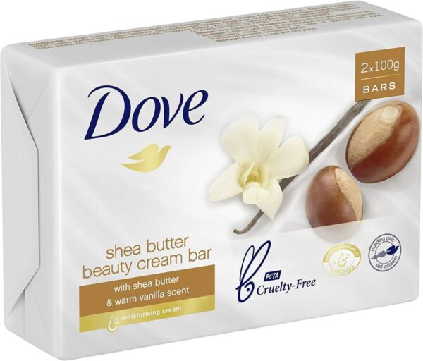 Dove Shea Butter Bar – 2 x 100 g  -  New In