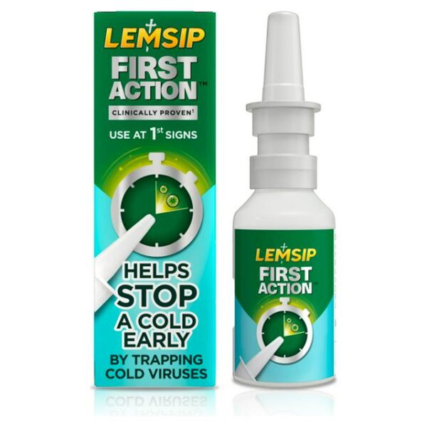 Lemsip First Action Nasal Spray – 20 ml  -  Cold & Flu