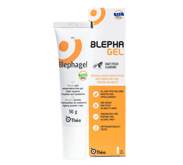 Blepha Gel Daily Eyelid Cleansing – 30g Gel  -  Dry Eyes