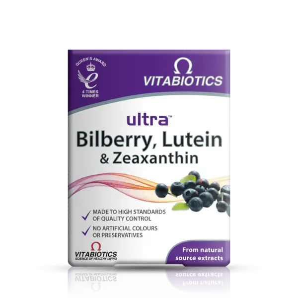 Vitabiotics ultra Bilbery Lutein & Zeaxanthin Tablets
