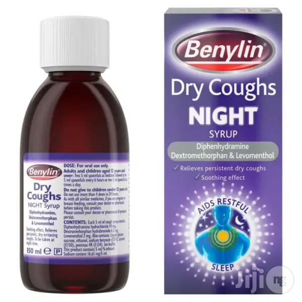 Benylin Dry Coughs Night Syrup – 150 ml  -  Cold & Flu